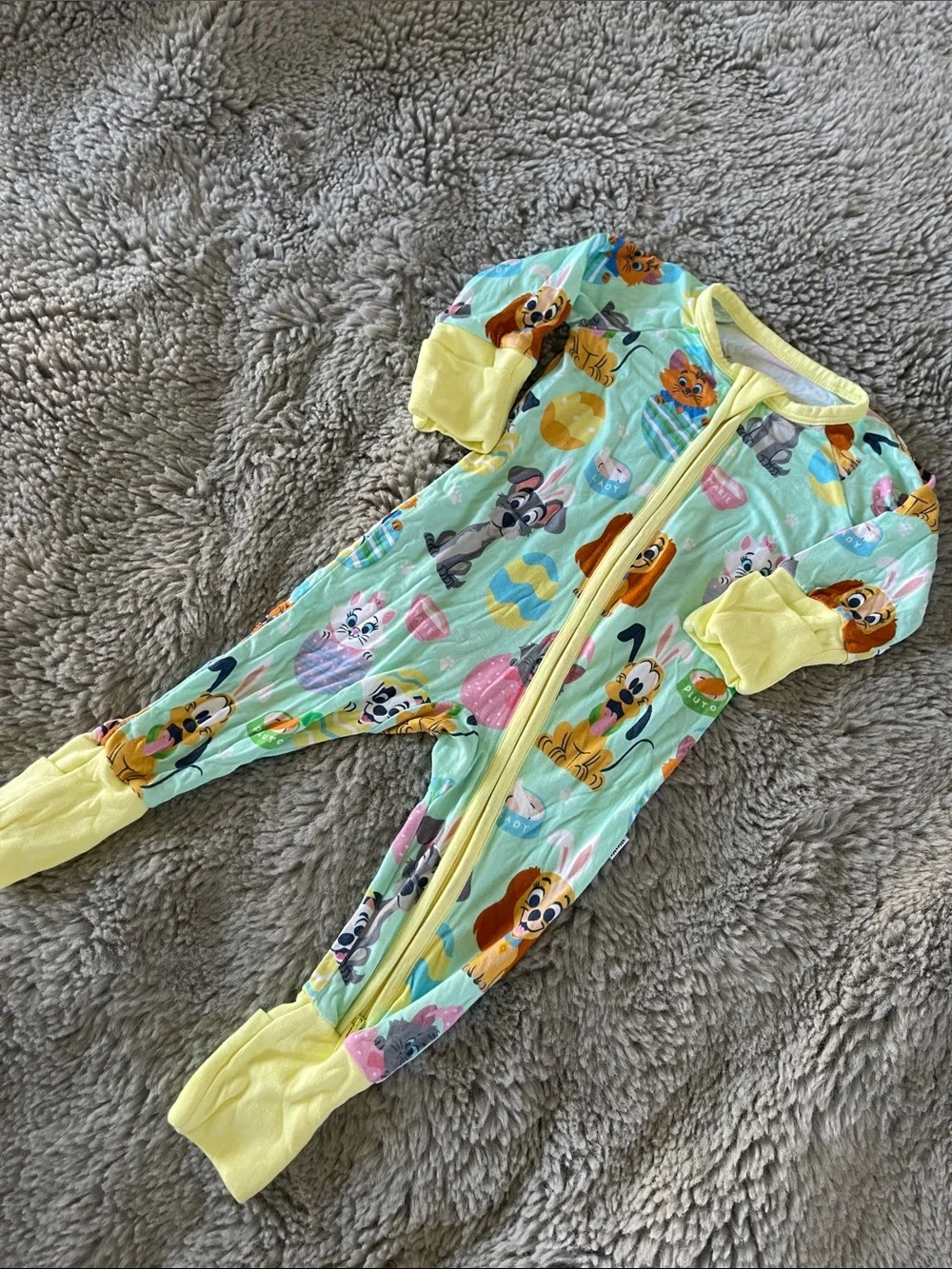 Little Sleepies Disney PETS Easter Baby One-Piece Pajamas NEWBORN